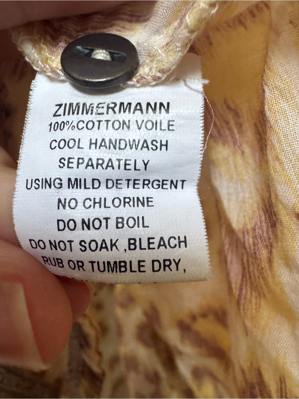 Zimmermann Cotton Leopard Print Crochet Trim Button Front Romper Playsuit 0 - Picture 3 of 8